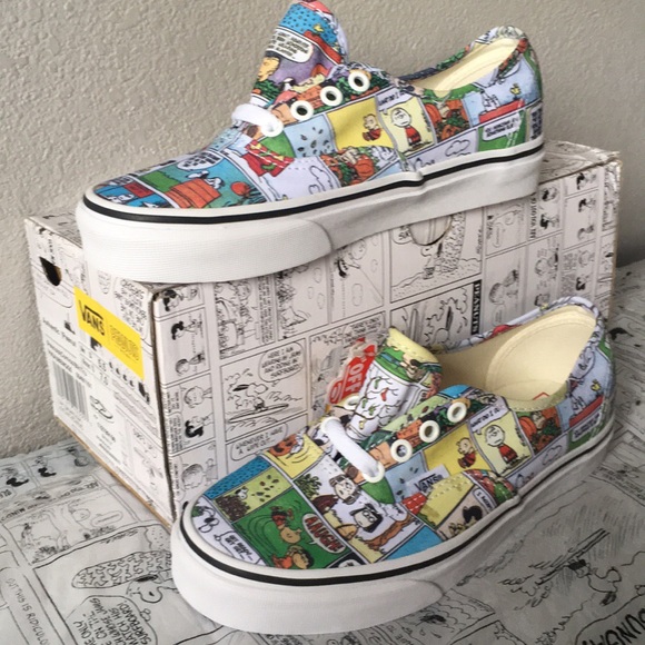 Vans Shoes - vans Authentic Peanuts Comic Strip lady7